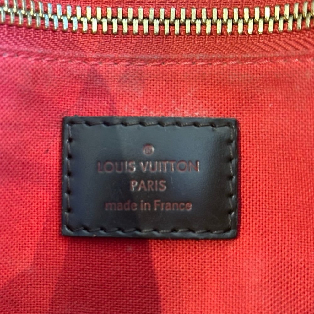 Louis Vuitton Cabas Roseberry Tote | Damier Ebene Canvas | Authentic - Picture 12 of 15